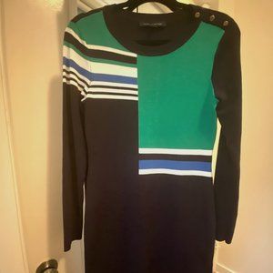 Tommy Hilfiger: Block print sweater dress